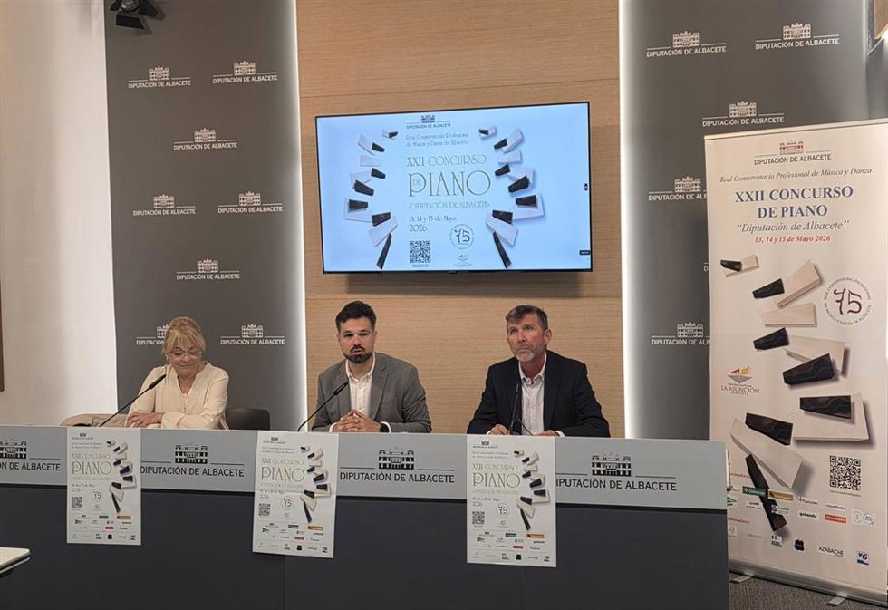 Presentación del Concurso Nacional de Piano Diputación de Albacete.