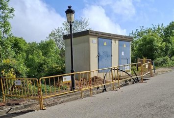 Centro de transformación de Endesa en Sant Hilari Sacalm (Girona)