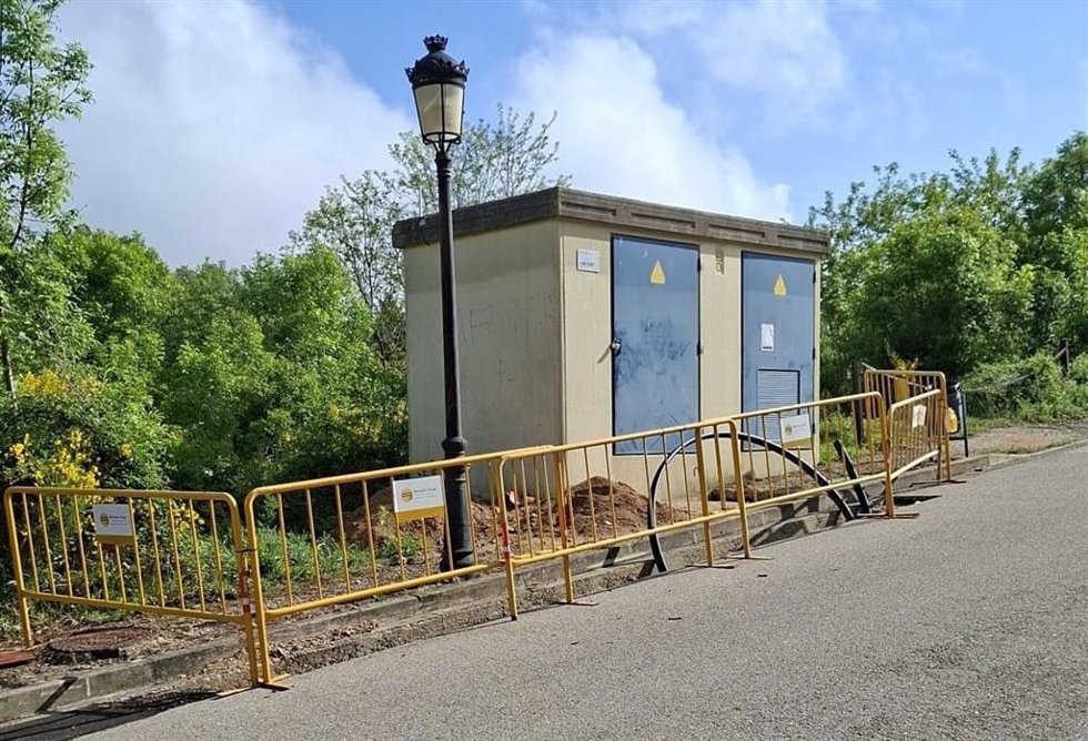 Centro de transformación de Endesa en Sant Hilari Sacalm (Girona)