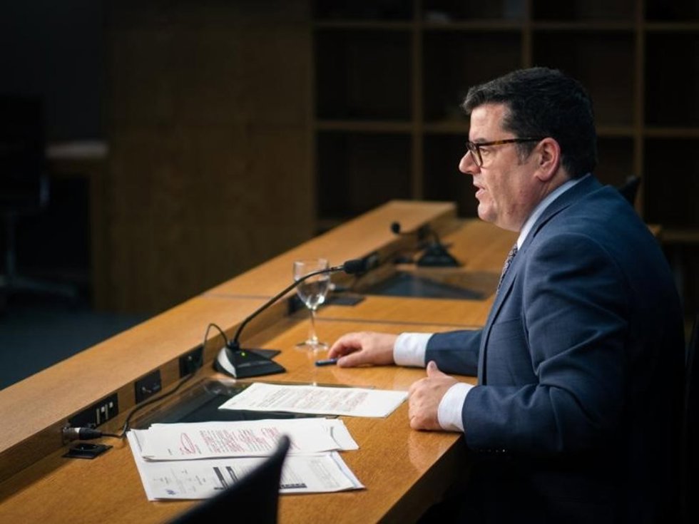 El portavoz del Gobierno regional, Alfonso Domínguez.