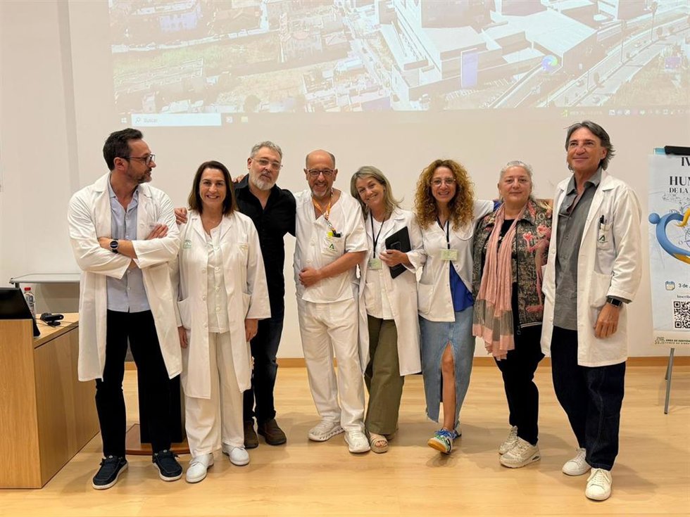 Enfermeras de Práctica Avanzada (EPA) del Área de Gestión Sanitaria Campo de Gibraltar Este en una jornada en el hospital de La Línea de la Concepción (Cádiz)