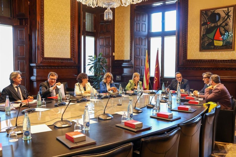 Reunión de la Mesa del Parlament