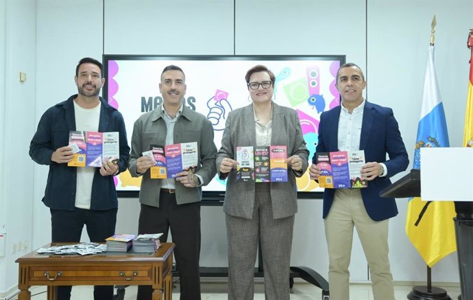Acto de presentación de la campaña ''Menos de un milímetro' para la prevención de ITS en Canarias