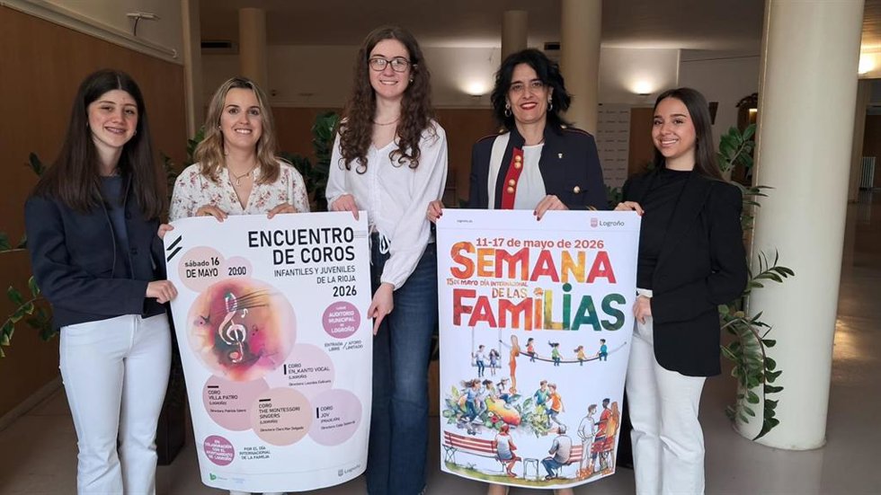 El Ayuntamiento celebra el Día Internacional de las Familias con talleres, encuentros, música coral en el Auditorio de Logroño y una gran fiesta