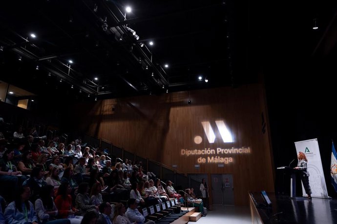 El auditorio de la Diputación acoge las Jornadas Provinciales de la Red Profesional de Bibliotecas Escolares Becrea Málaga