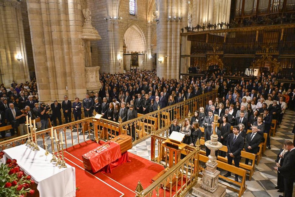 Funeral por el alcalde de Murcia, José Ballesta, en la Catedral de Murcia, a 12 de mayo de 2026, en Murcia, Región de Murcia (España)