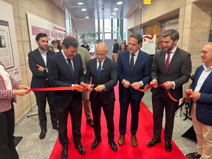 Inauguración exposición de la Cámara de Comercio de Valladolid