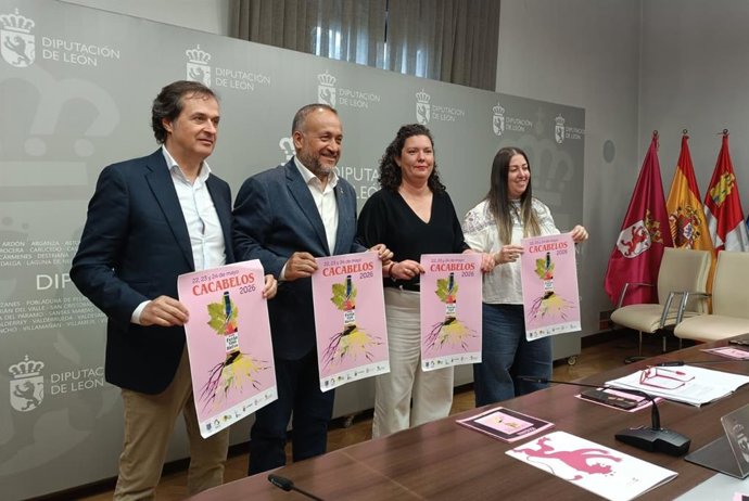 Presentación de la XXIX Feria del Vino DO Bierzo en la Diputación de León.