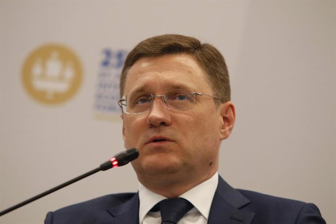 Archivo - 16 June 2022, Russia, Saint Petersburg: Deputy Prime Minister of the Russian Federation Alexander Novak attends a session on 'Global Oil and Gas Market: Then and Now' in the framework of St. Petersburg International Economic Forum 2022. Photo: M