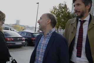 Archivo - El alcalde de Ourense, Gonzalo Pérez Jácome, a su llegada al edificio de los Juzgados de Ourense