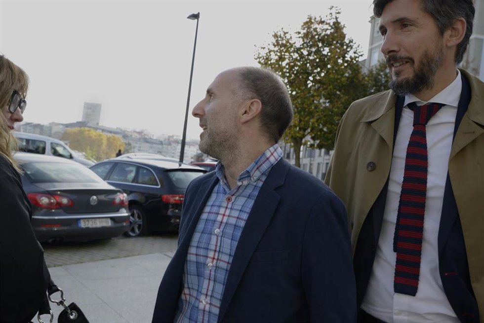 Archivo - El alcalde de Ourense, Gonzalo Pérez Jácome, a su llegada al edificio de los Juzgados de Ourense