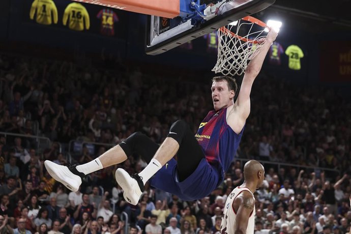 El jugador del Barça Jan Vesely
