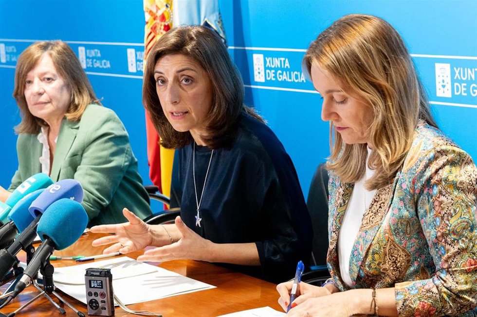 La conselleira de Medio Ambiente, Ángeles Vázquez, en rueda de prensa