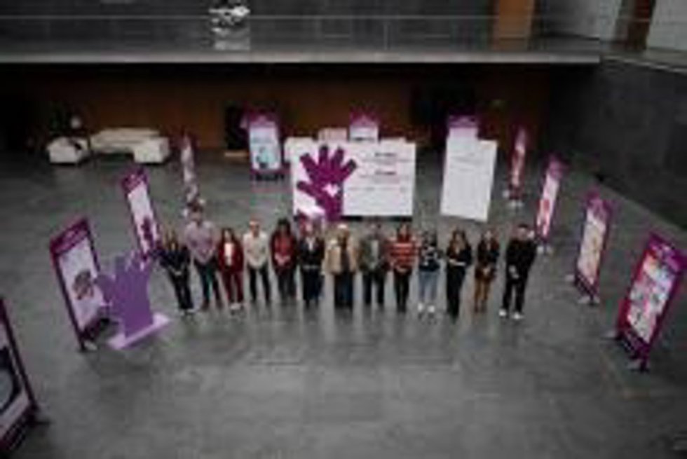 Inauguración de la exposición.