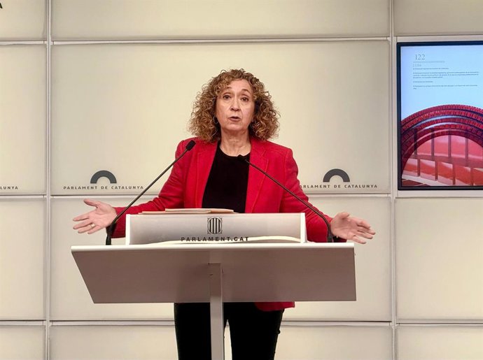 La portaveu d'ERC al Parlament, Ester Capella