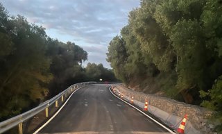 Carretera CA-5200 en la provincia de Cádiz.