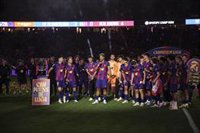 El FC Barcelona mantiene el reto de cerrar una liga de 100 puntos y con pleno en casa