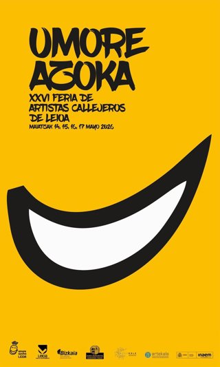 Archivo - Cartel de Umore Azoka de Leioa
