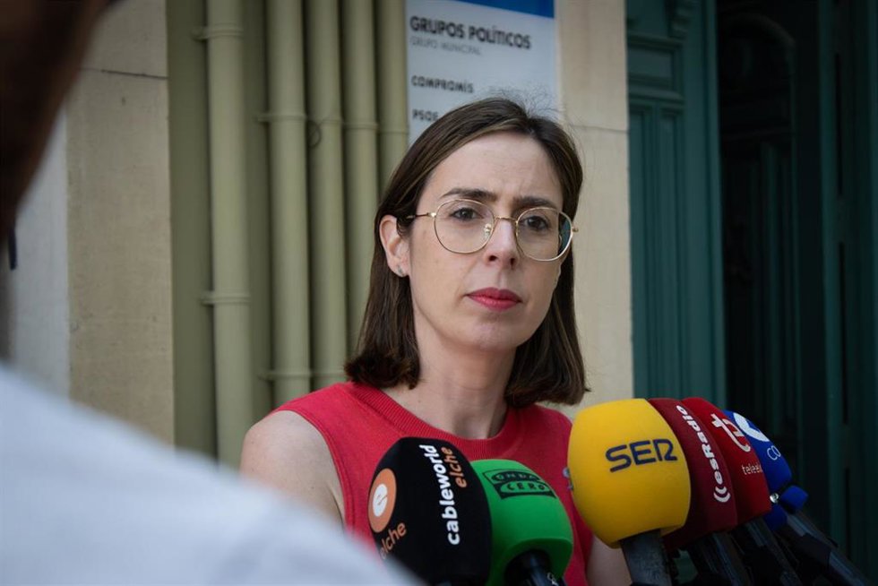 La portavoz de Compromís en el Ayuntamiento de Elche (Alicante), Esther Díez