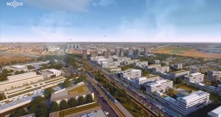 Recreación de la iniciativa residencial en Higuerón Norte en Sevilla
