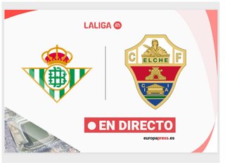 Onces Iniciales confirmados: Betis - Elche: resumen y estadísticas del partido de la jornada 36 de LaLiga EA Sports