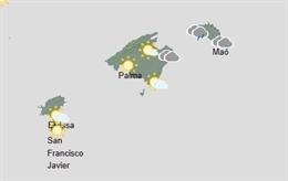 El tiempo hoy, miércoles 13 de mayo, en Baleares.