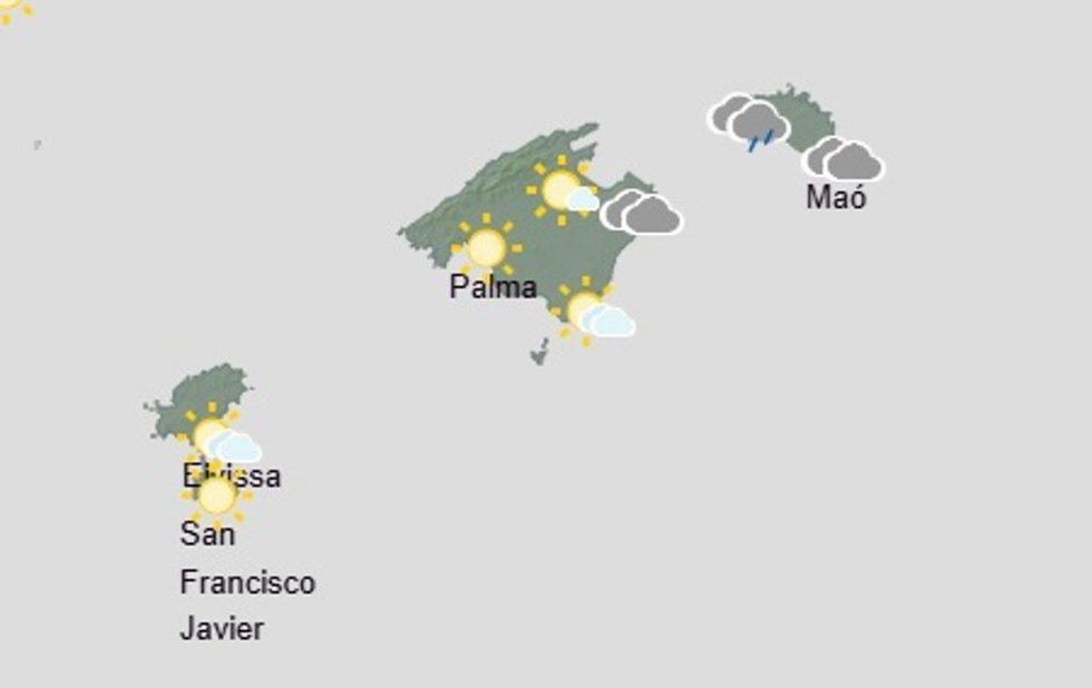El tiempo hoy, miércoles 13 de mayo, en Baleares.