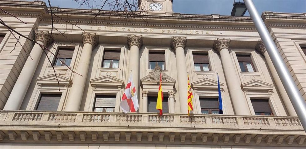 Archivo - Fachada de la Diputación Provincial de Zaragoza (DPZ).