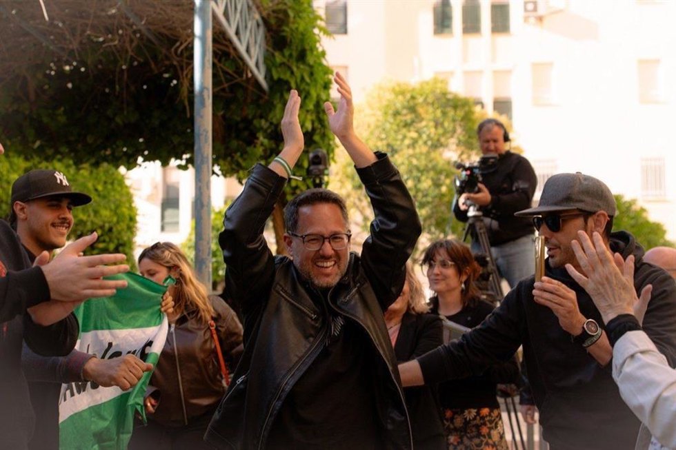 El candidato de Adelante Andalucía a la Presidencia de la Junta, José Ignacio García.