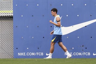 Andreas Christensen during the training day of FC Barcelona ahead the Spanish League, Laliga EA Sports, football match against Real Madrid C.F. at Ciudad Esportiva Joan Gamper on May 09, 2026 in Sant Joan Despi, Barcelona, Spain.