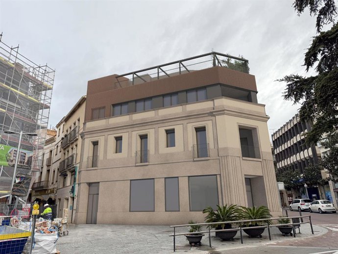 Archivo - Imagen virtual de la futura residencia