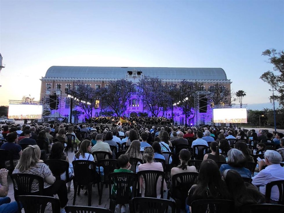 Imagen de la gala final del XV Ciclo de Conciertos 'Música y naturaleza' celebrada en el Cuartel de Artillería de Murcia el pasado año