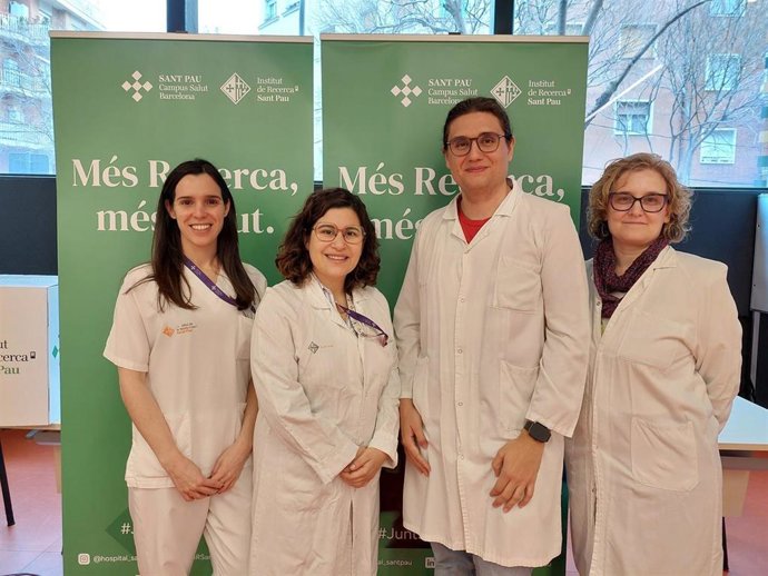El equipo del IR Sant Pau a cargo del estudio.