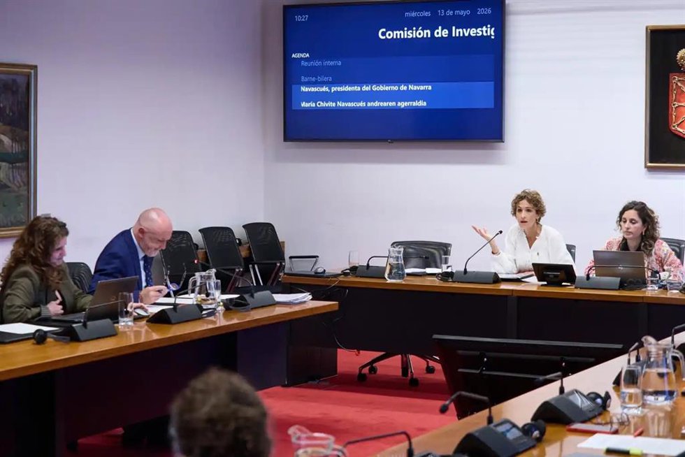 Comisión de investigación en el Parlamento de Navarra.