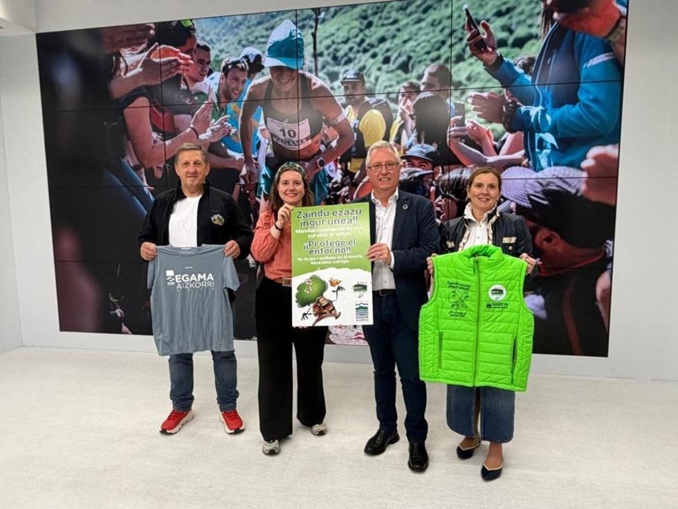Gipuzkoa aporta 7.000 euros a la Zegama-Aizkorri, primera carrera a nivel mundial homologada por Green Trail Concept