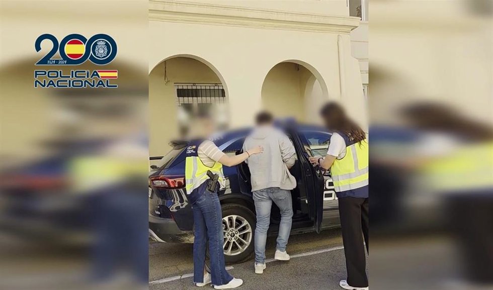 Imagen de uno de los detenidos