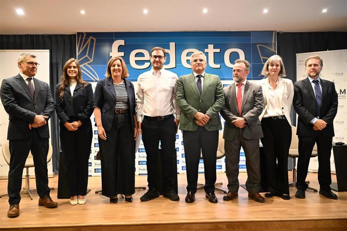 Apertura de la jornada 'Financiación para crecer, instrumentos financieros de Castilla-La Mancha'.