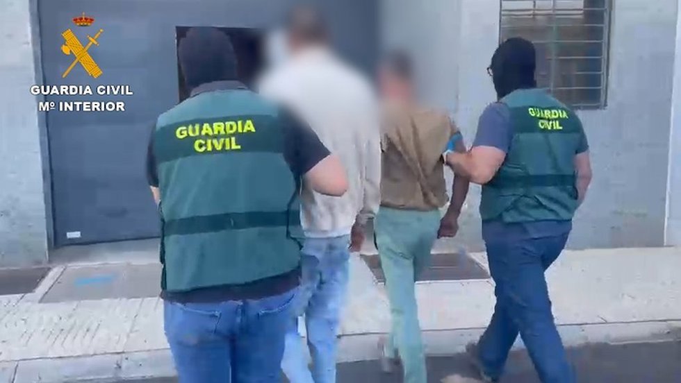 Detenidos en el marco de la operación 'Cospero'.