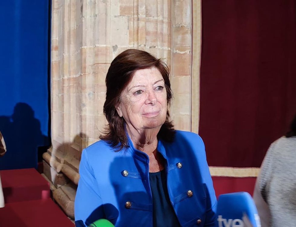 LA química María Vallet tras el fallo del Jurado del Premio Princesa de Asturias a Klenerman, Balasubramania y Mayer