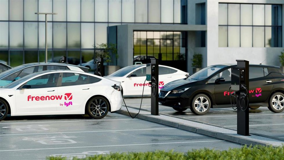 Vehículos eléctricos de Freenow con cargadores de Wallbox