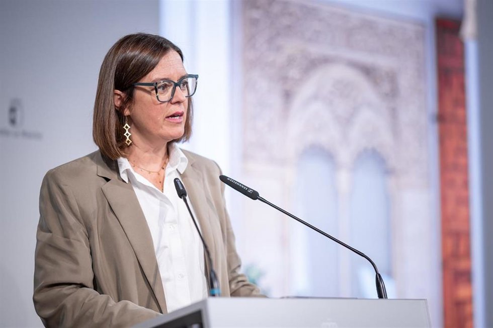 La portavoz del Gobierno de C-LM, Esther Padilla.