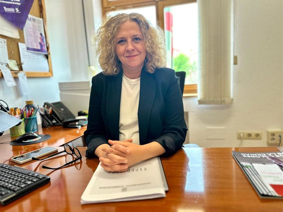 La concejala de Medio Ambiente e Infraestructura Verde de Torrelavega, Patricia Portilla