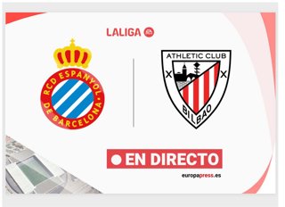 Onces Iniciales probables: Espanyol - Athletic: resumen y estadísticas del partido de la jornada 36 de LaLiga EA Sports