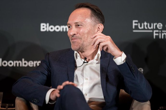 Archivo - El consejero delegado de HBX, Nicolas Huss, interviene durante el foro de Bloomberg "Futuro de las Finanzas: Perspectivas Económicas de España 2025", a 8 de octubre de 2025, en Madrid (España). 