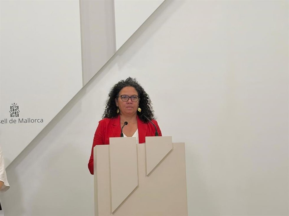 La portavoz del PSIB en el el Consell de Mallorca, Catalina Claderas.