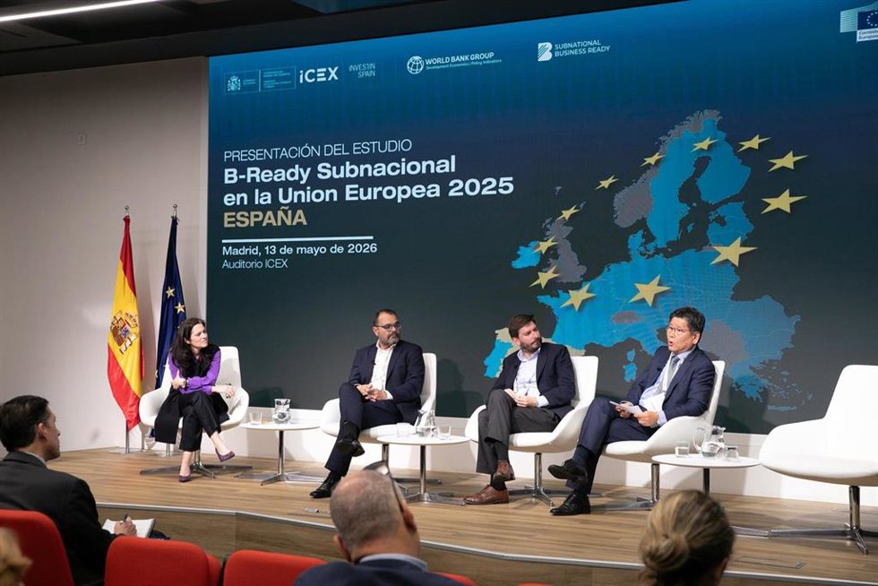 Presentación del estudio 'B-Ready Subnacional', el 13 de mayo de 2026.