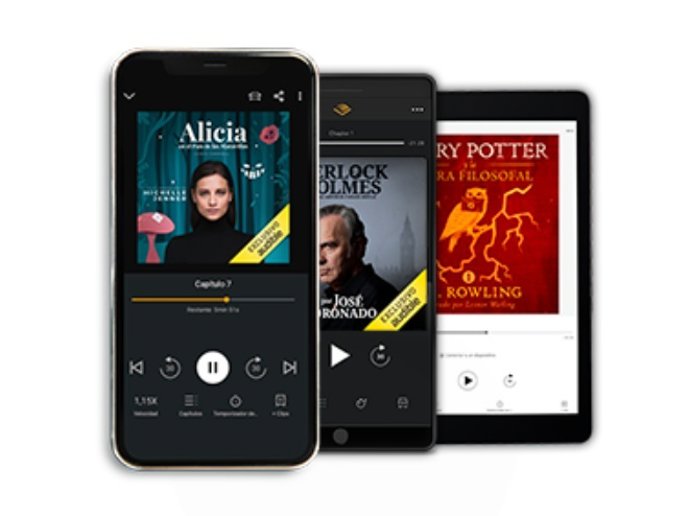 Plataforma Audible no celular