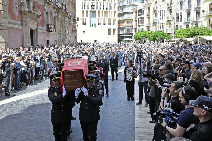 Funeral del alcalde de Murcia, José Ballesta