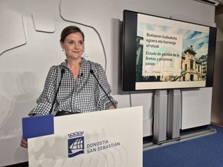 Archivo - La concejala de Empleo y Economía Local, Ane Oyarbide