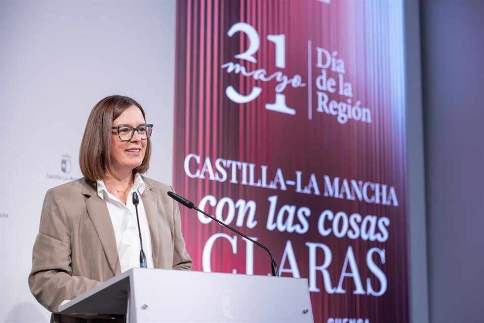 La consejera Portavoz, Esther Padilla.